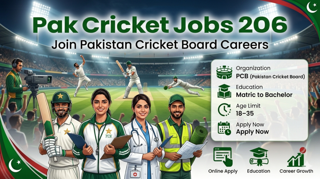 Pak Cricket Jobs 2026