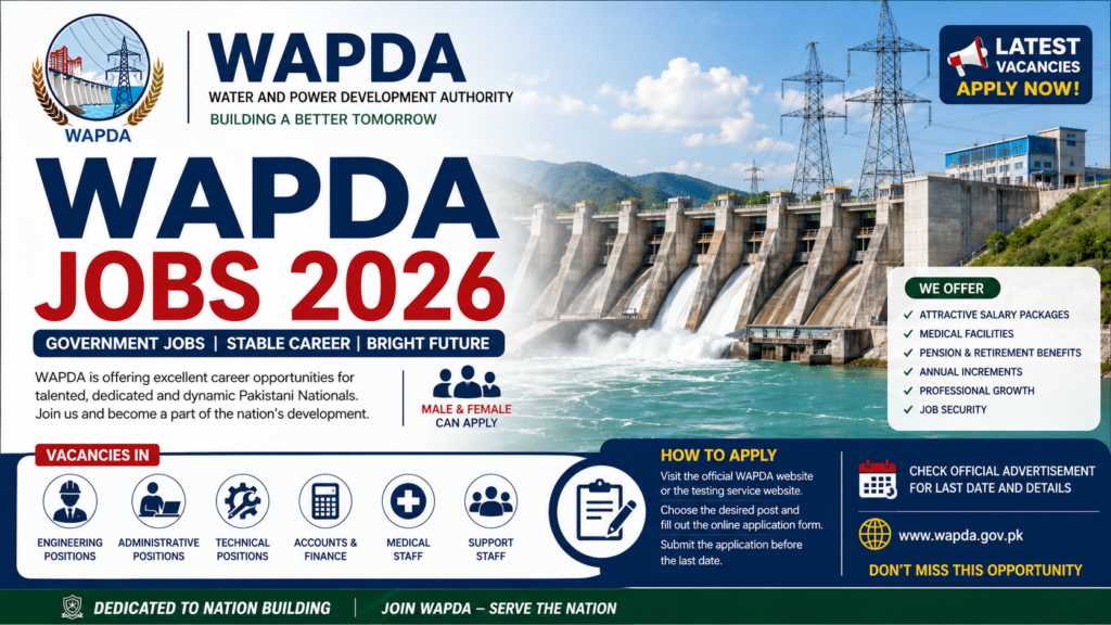 WAPDA Jobs 2026