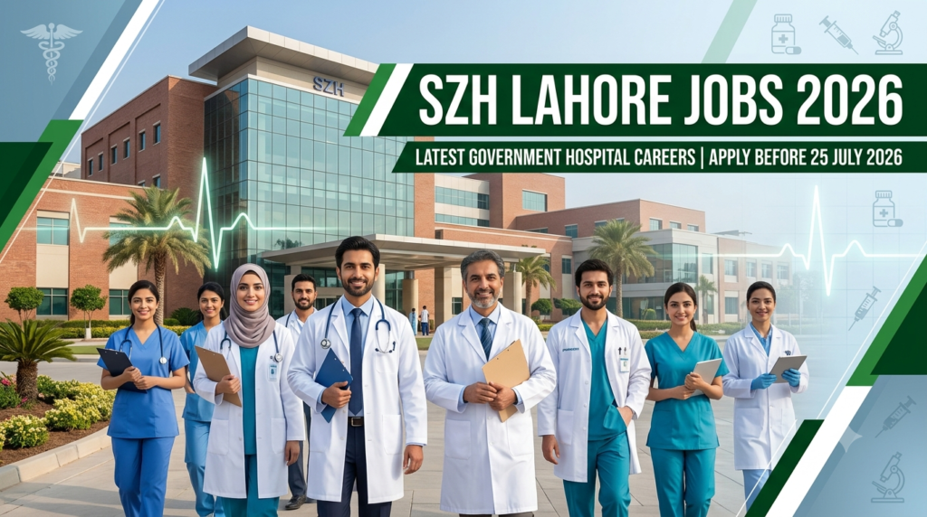 SZH Lahore Jobs 2026