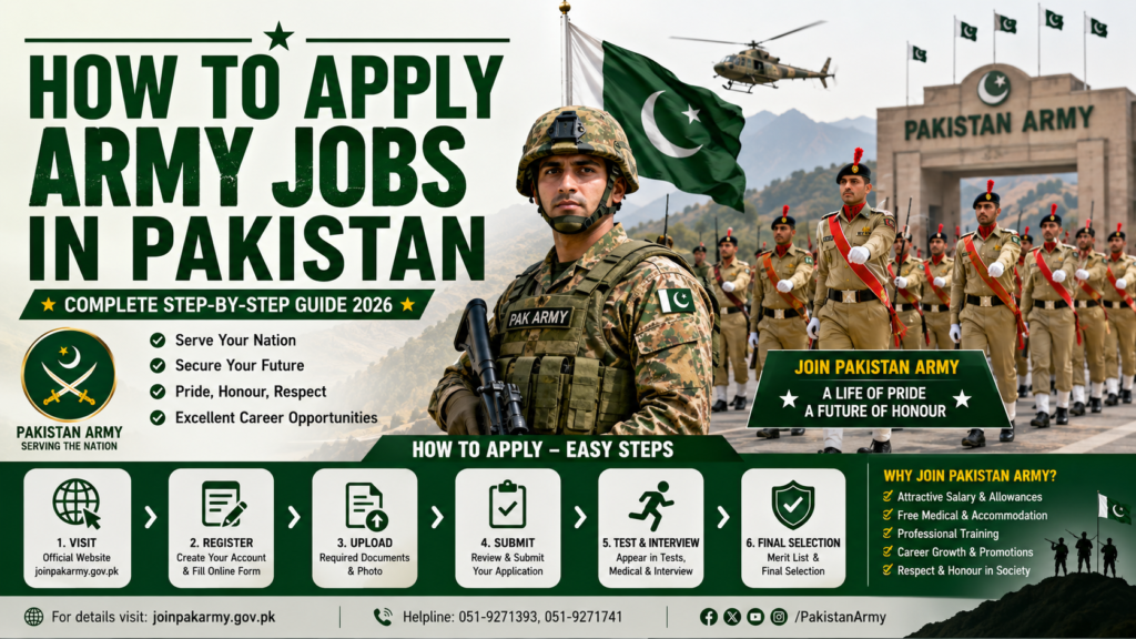 How to Apply Army Jobs in Pakistan
