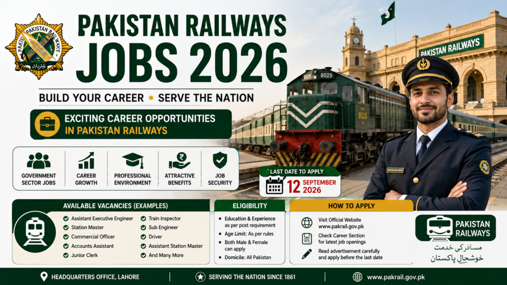 Pakistan Railways Jobs 2026