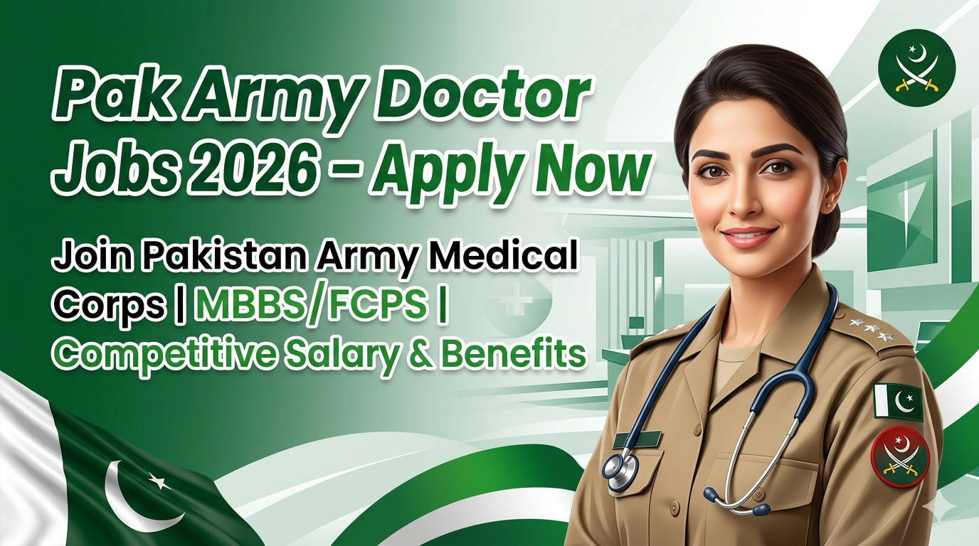 Join Pak Army Doctor Jobs 2026