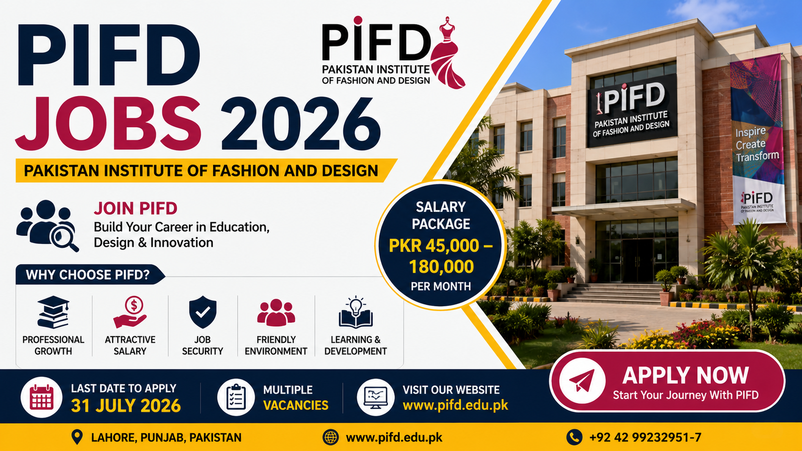 PIFD Jobs 2026